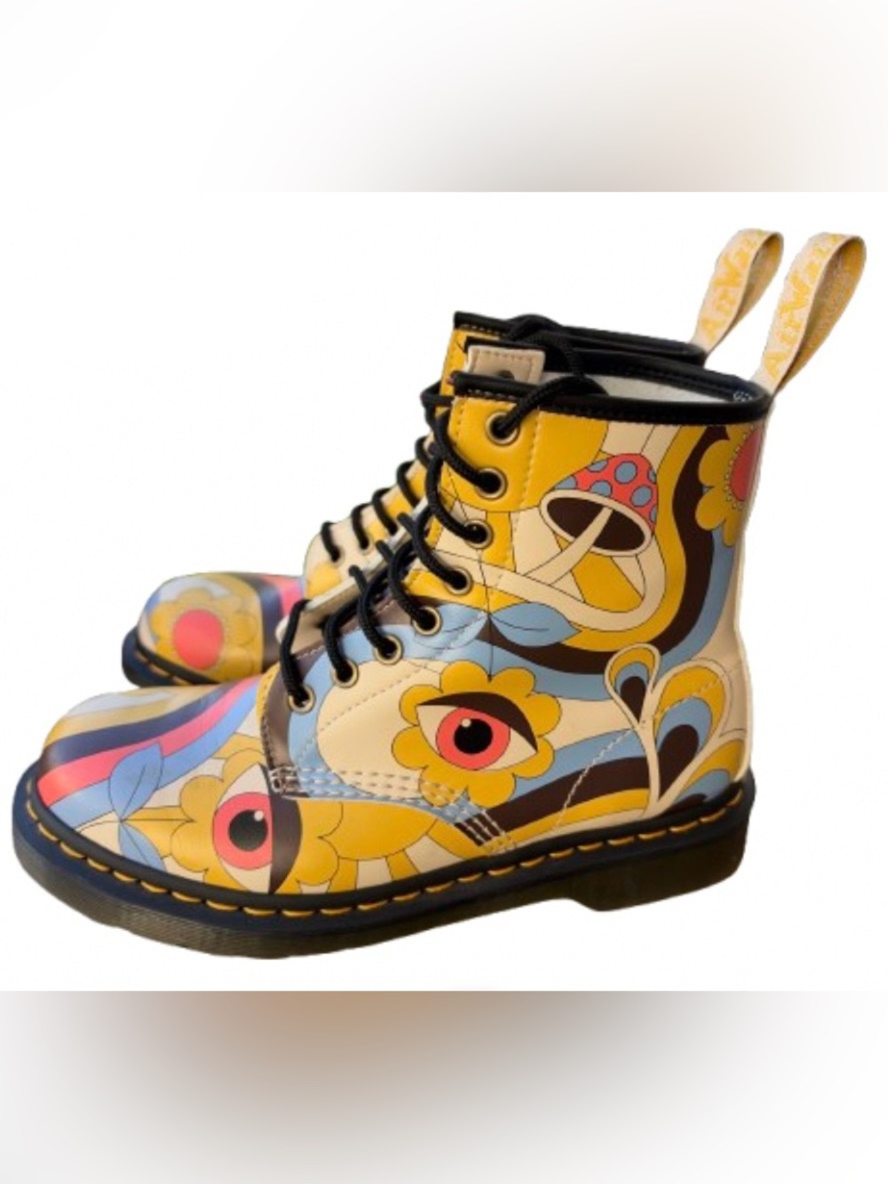 Dr. Martens Vegan 1460 Retro Kemble Lace-Up Boots